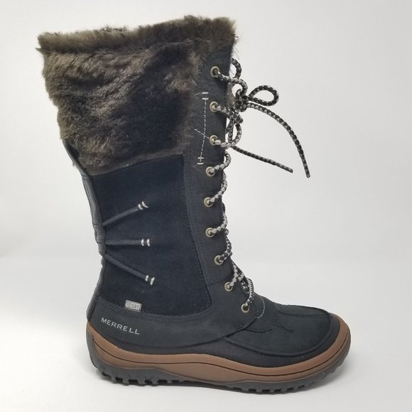 merrell fur lined boots